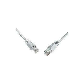 Počítačové příslušenství SOLARIX patch kabel CAT5E SFTP PVC 1m šedý snag proof