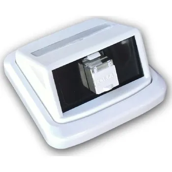 Elektrická zásuvka Jednozásuvka ABB TANGO 1xRJ45 cat6A STP bílá