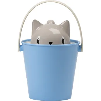 United Pets, Nádoba na suché krmivo s lopatkou Crick, šedomodrá, 2 díl. - Formadore