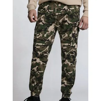 Sinsay - Kalhoty jogger cargo - vícebarevná - 520HS-MLC - 520HS-MLC-30