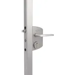 Bránový zámek LAKQ sada, PZW, 160 x 90 x 31 mm, hliník stříbrná brava