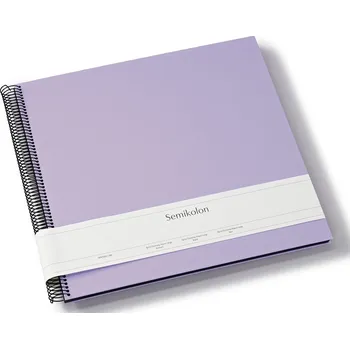 Foto Semikolon, Album na fotografie Uni Economy velký, lila s černými listy - Formadore