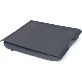 Bosign, Tác Laptray vrbové dřevo s protiskluzovým povlakem s šedým polštářem L černý matný - Formadore