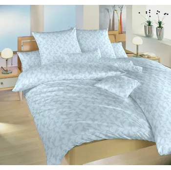 Povlečení Povlak na polštář k povlečení damašek Rokoko 40x40 cm modré