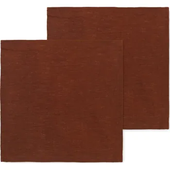 Papírový ubrousek Ferm Living, Ubrousky Ferm Living lněné skořicové 2 ks - Formadore