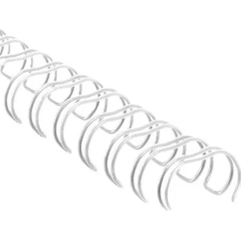 Vázací hřbet Drátěná hřbety 2:1 - 8mm - bílé - 100ks