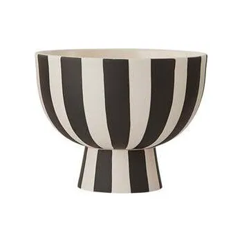 Nádobí OYOY, Miseczka Toppu, 12,6 cm, černo-bílá - Formadore