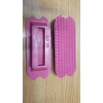 Gumy náhradní do třmenů 12cm růžová Horka