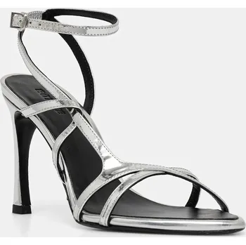 Dámské sandále Kožené sandály Rotate 1159902293.2293 stříbrná SLV, EUR 38