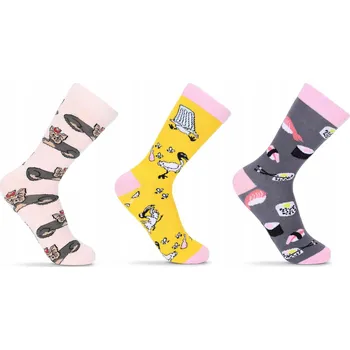 Pánské ponožky Sada 3 párů elegantních vícebarevných pro mládež Ponožky Be Snazzy, vel. 39/41