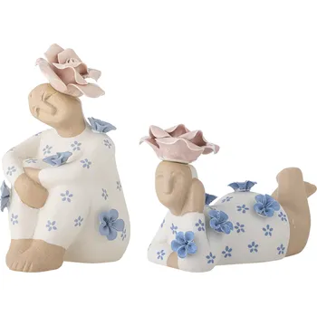 Bytová dekorace Bloomingville, Dekorativní figurky Floriella 2 ks - Formadore