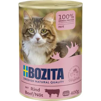 Krmivo pro kočku Bozita Cat paté s hovězím masem 400 g (bal. 6 ks)