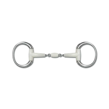 Vybavení pro koně Udídlo oliva HAPPY MOUTH Contour, dvakrát lomené Velikost: 14,5 cm