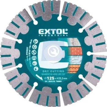 Řezný kotouč Kotouč diamantový řezný segmentový, Long Life, EXTOL INDUSTRIAL 230 x 22,2 x 2,3 mm, balení 1 ks
