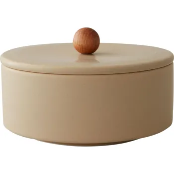 Šperkovnice Design Letters, Dóza na potraviny Treasure nízká béžová - Formadore