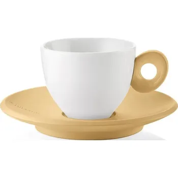 Guzzini, Šálky na espresso Everyday s podšálkem hořčičně žluté 2 ks - Formadore