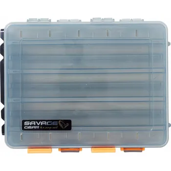 Bezpečnostní kamera Krabička Savage Gear Lurebox Oboustranná Kouřová Dlouhá stříbrná