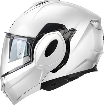 Helma na motorku KV55 SOLID - překlopná bílá moto přilba KAPPA (velikost helmy: M (57-58cm))