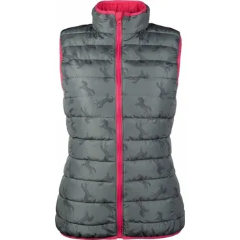 Vybavení pro jezdce Oboustranná jezdecká vesta HKM HORSE FRIENDS Velikost: M