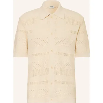 Pánská košile Drykorn Pánská Pletená Košile Dantte Comfort Fit, krémová, 40