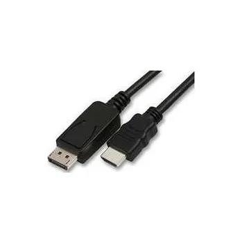 Video kabel Kabel DisplayPort M- HDMI M, 2m, černá,rychlé dodání