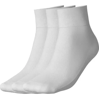 Dámské ponožky esmara® Dámské nízké ponožky s BIO bavlnou, 3 páry (bílá, 35-38)