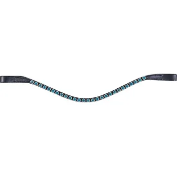 Jezdectví Čelenka HKM Precious light blue FULL