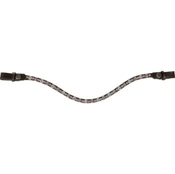 Jezdectví Čelenka HKM Daisy brown/dark rose COB