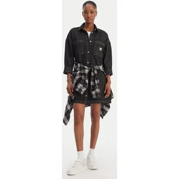 Dámské šaty Quiksilver Košilové šaty Iced Age EQWWD03120 Šedá Oversize S