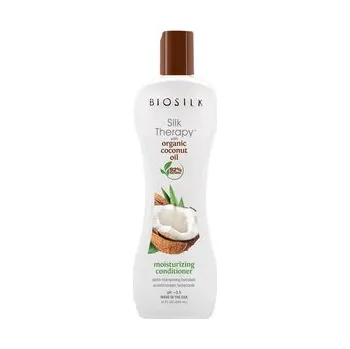 BioSilk Organic Coconut Oil Moisturizing Conditioner hydratační kondicioner s kokosovým olejem 355 ml