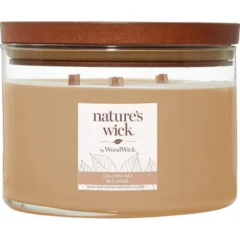 Svíčka Sójová vonná svíčka GOLDEN HAY Woodwick 1 ks