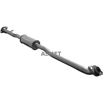 Tlumič výfuku Střední tlumič výfuku ASMET 25.018