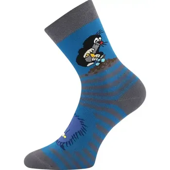 Dámské punčochy Detské froté ponožky Krtek - 25-29 / modrá