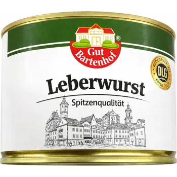 paštika a pomazánka Gut Bartenhof Domácí játrová paštika špičkové kvality 400 g - originál z Německa