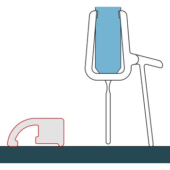 Ronal Bathrooms (Sanswiss) Prahová lišta Ronal pro optimální těsnost pro čtvrtkruh