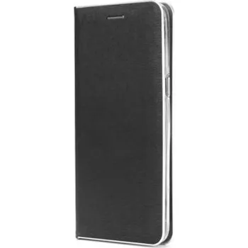 Pouzdro na mobilní telefon Forcell Luna Silver flipové pouzdro Apple iPhone 12 Pro Max black