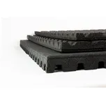 Mosolut Rubber Deska Anti-Shock 100x100cm, outdoor, černá 2,5