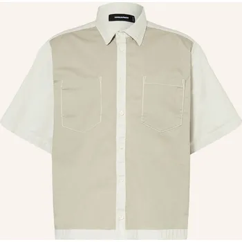 Pánská košile dsquared2 Pánská Košile S Krátkým Rukávem Comfort Fit, béžová...