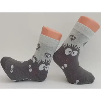 Dětské bambusové ponožky Okáč - 28-32 / šedá