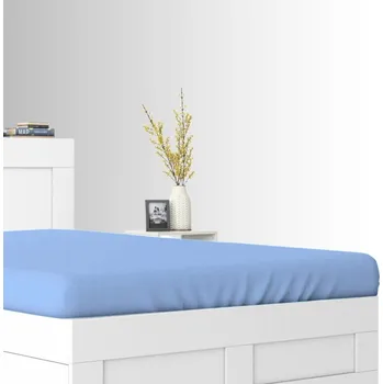 Prostěradlo Froté prostěradlo s Gumou 100x200 Modré