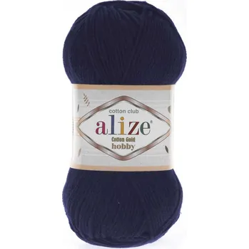 Příze Alize Cotton Gold Hobby tmavě modrá 58