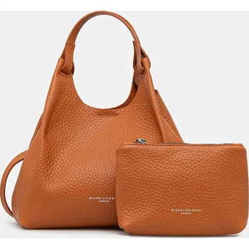 Kožená kabelka Gianni Chiarini DUA BS.9719.RNGDBL.T.U. oranžová 22X, vel. ONE SIZE