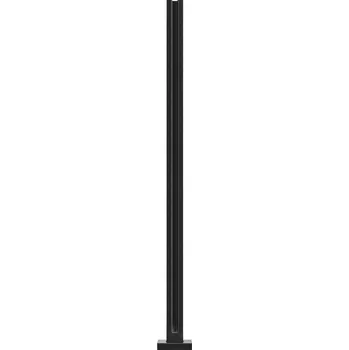 Zábradlí Vevor Svorka na sklo 41.34" výška pro sklo 0.39"-0.47" 304 nerez černá