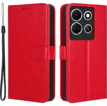 Pouzdro na mobilní telefon Flipové pouzdro XGSM pro Infinix NOTE 30 5G červené