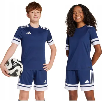 Chlapecké tričko Dětské tričko adidas Squadra 25 tmavě modré JJ0053 - 164CM