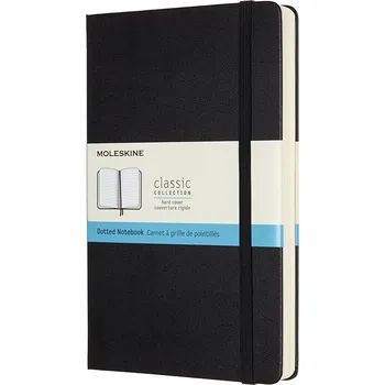 Kancelářské potřeby Moleskine, Tečkovaný zápisník Moleskine Classic tvrdá vazba L 400 stran černý - Formadore