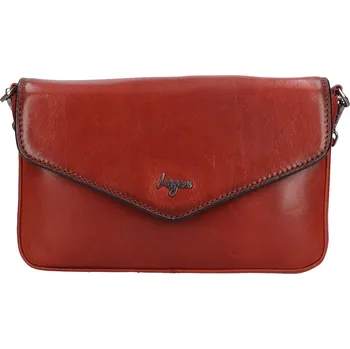 Kabelka Lagen kožená dámská crossbody kabelka koňaková LGB 050 COGNAC