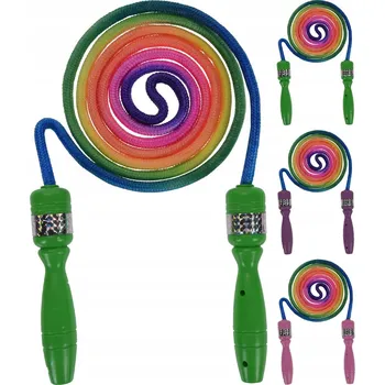 Švihadlo Švihadlo Rainbow 210 cm - fialová