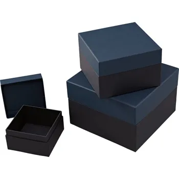 Vánoční dekorace Semikolon, Dárkové krabičky Natural Affair temně modrý 3 ks - Formadore