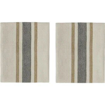 OYOY, Látkové ubrousky Linu, 45 x 45 cm, béžovo-šedé, 2 ks - Formadore